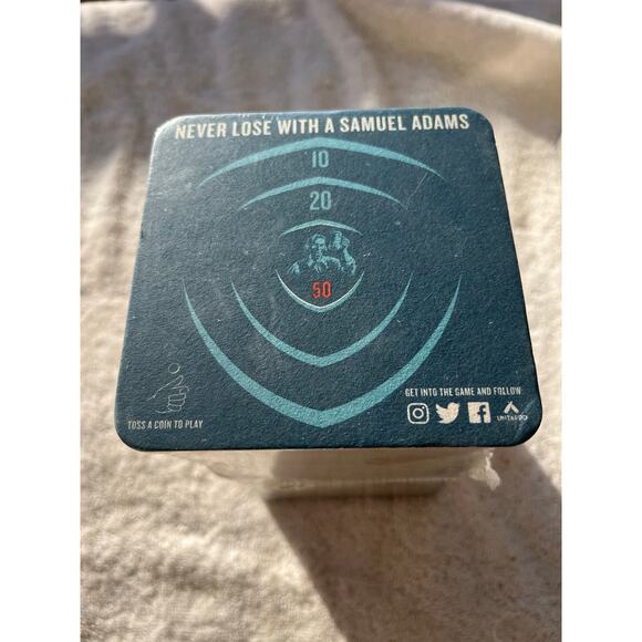 Samuel Adams Coin Toss Cardboard Coasters | Pack of 125 - Picture 3 of 3